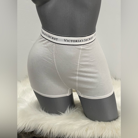 Victoria’s Secret Logo Cotton High-Waist Boyshort Panty Underwear. NWT - Picture 3 of 11